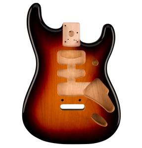 099-7103-700 Fender Deluxe Series Stratocaster Alder Guitar Body 3-Color Sunburst 0997103700